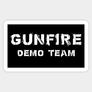 Gunfire Sticker